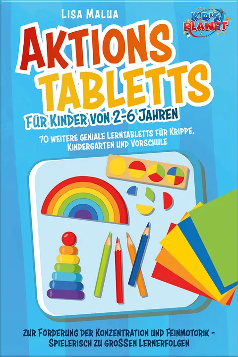 Buchcover: Aktionstabletts für Kinder von 2-6 Jahren