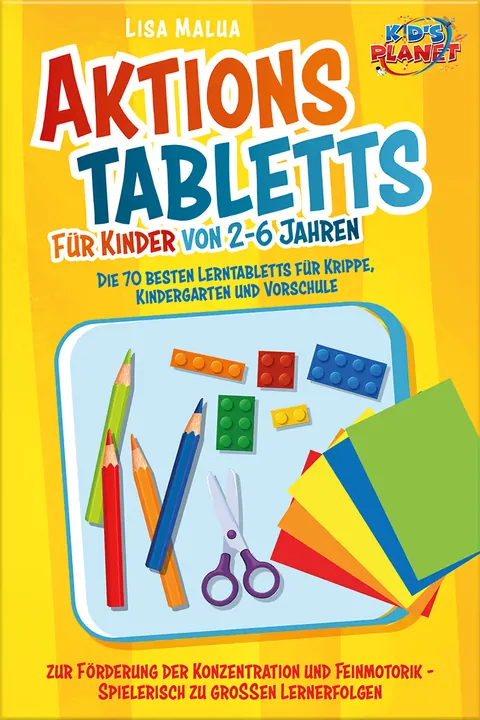 Buchcover: Aktionstabletts für Kinder von 2-6 Jahren