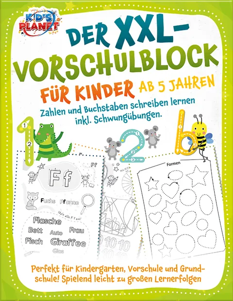 Buchcover: Der XXL-Vorschulblock für Kinder ab 5 Jahren