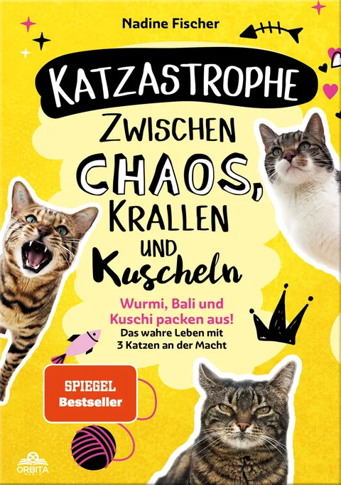 Buchcover: Katzastrophe – Zwischen Chaos, Krallen und Kuscheln