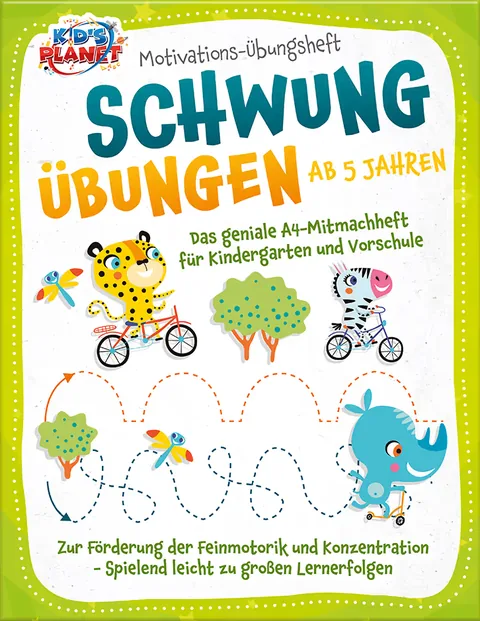 Buchcover: Motivations-Übungsheft! Schwungübungen ab 5 Jahren
